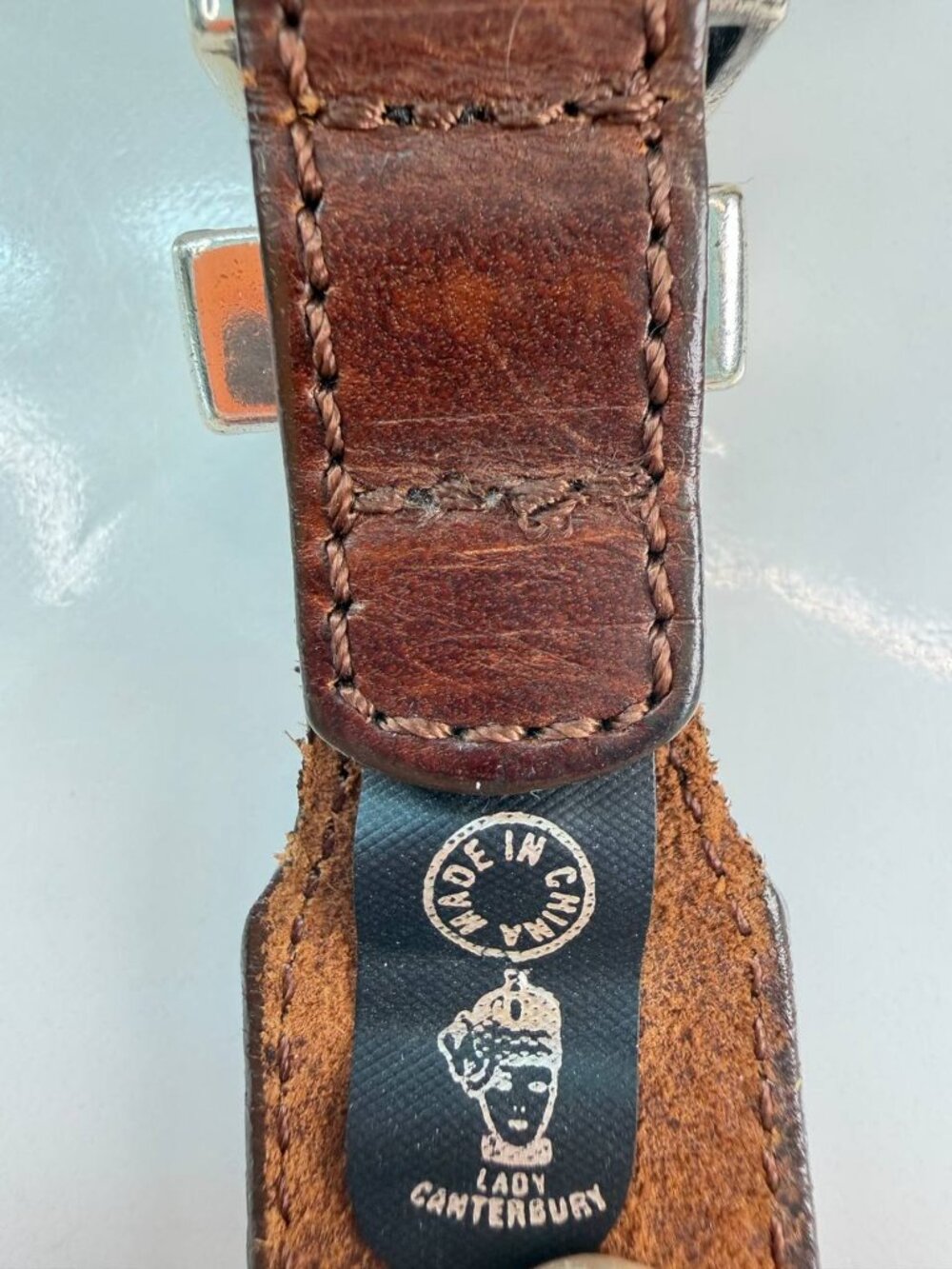 Lady Canterbury Latigo Leather Belt – Western Style – Size S - Picture 4 of 15